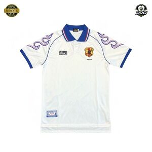 Japan 1998 Away Jersey – White “Flame” Design – Size M